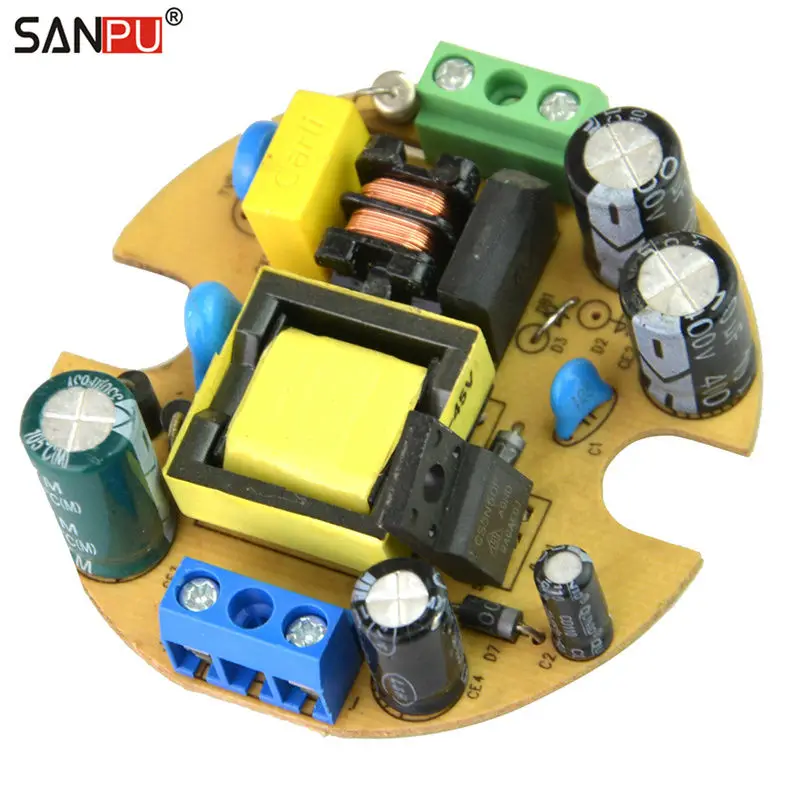 

2pcs 350mA LED Driver 12W 45V DC Constant Current AC-DC Switch Mode Power Supply Open Frame Built-in for LED Downlight Lamp