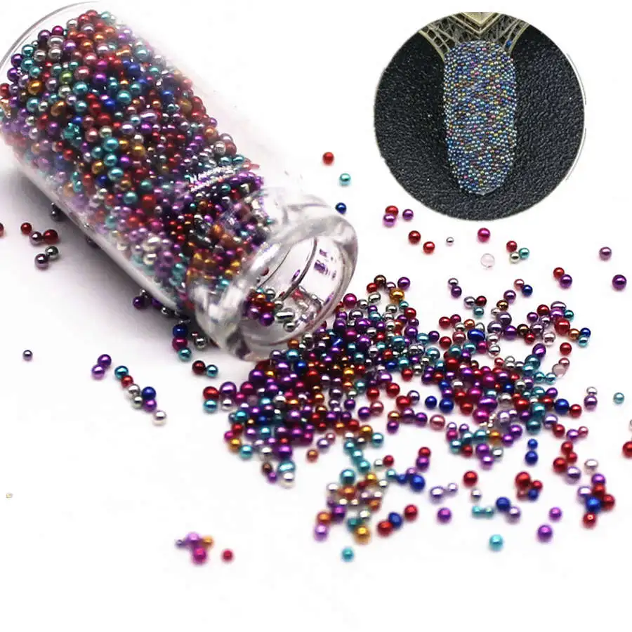 

1 Bottle Mixed Color Bead Ultrathin Paillette Deep Colors Nail Gel Nail Polish Nails Art Poly Gel UV Off White Fashion Charm Hot