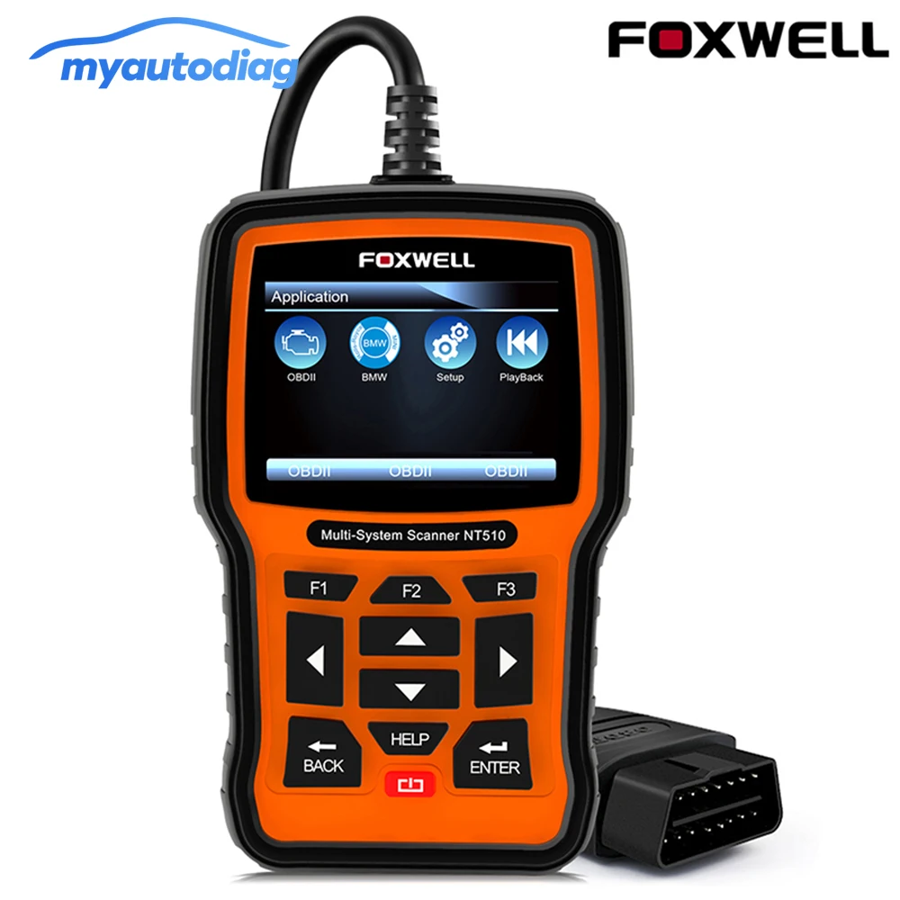 FOXWELL NT510 для Toyota авто диагностический сканер ABS воздушная подушка SRS EPB DPF масло OBD OBD2 полная система автомобильный Сканнер инструмент для Lexus