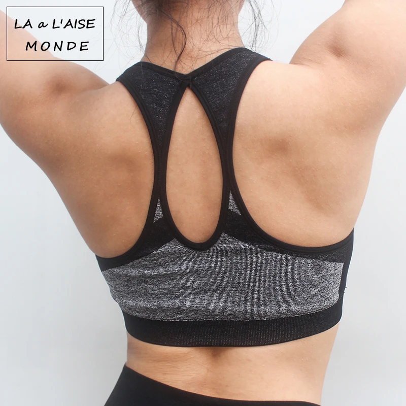 

Seamless Push Up Yoga Sports Bra Fitness Women Sport Bras Workout Hollow Out Top With Padding Active Wear For Women Gym Crop Top