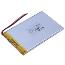 355590 3.7V 1600mAh li-Polymer Li-ion Rechargeable Battery For GPS PSP ipod Tablet PC iPAQ E-book Power bank MID DIY 035590