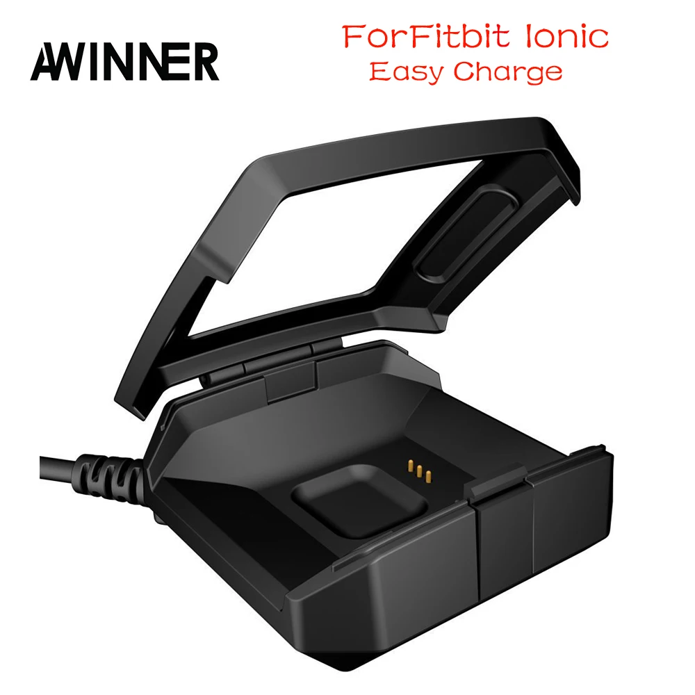 

AWINNER Charger Clip For Fitbit Ionic,Replacement USB Charger Adapter Charge Cord Charging Dock Cable For Fitbit ionic Smart