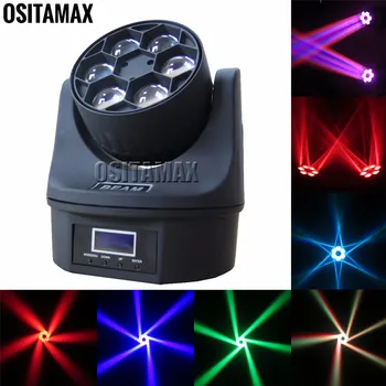 

moving head led beam with powercon 6x15w bee eyes moving head wash led stage lighting effect