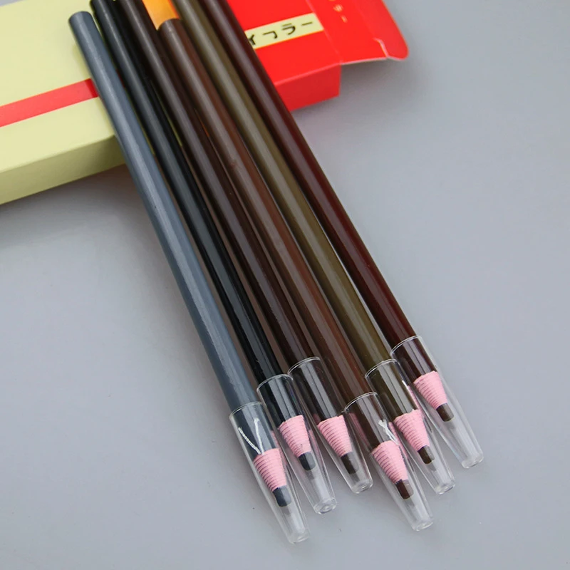 1Pc 6 Colors Women Lady Waterproof Longlasting Eyeliner Eyebrow Eye Brow Pencil Makeup Cosmetic Pen Make-Up Tools C1391P40 | Красота и