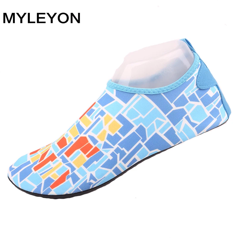 عشاق الشاطئ رجل وامرأة الأحذية الرحلات senderismo myleyon المنبع أحذية المشي المياه التجفيف السريع حذاء الجلد لينة أكوا
