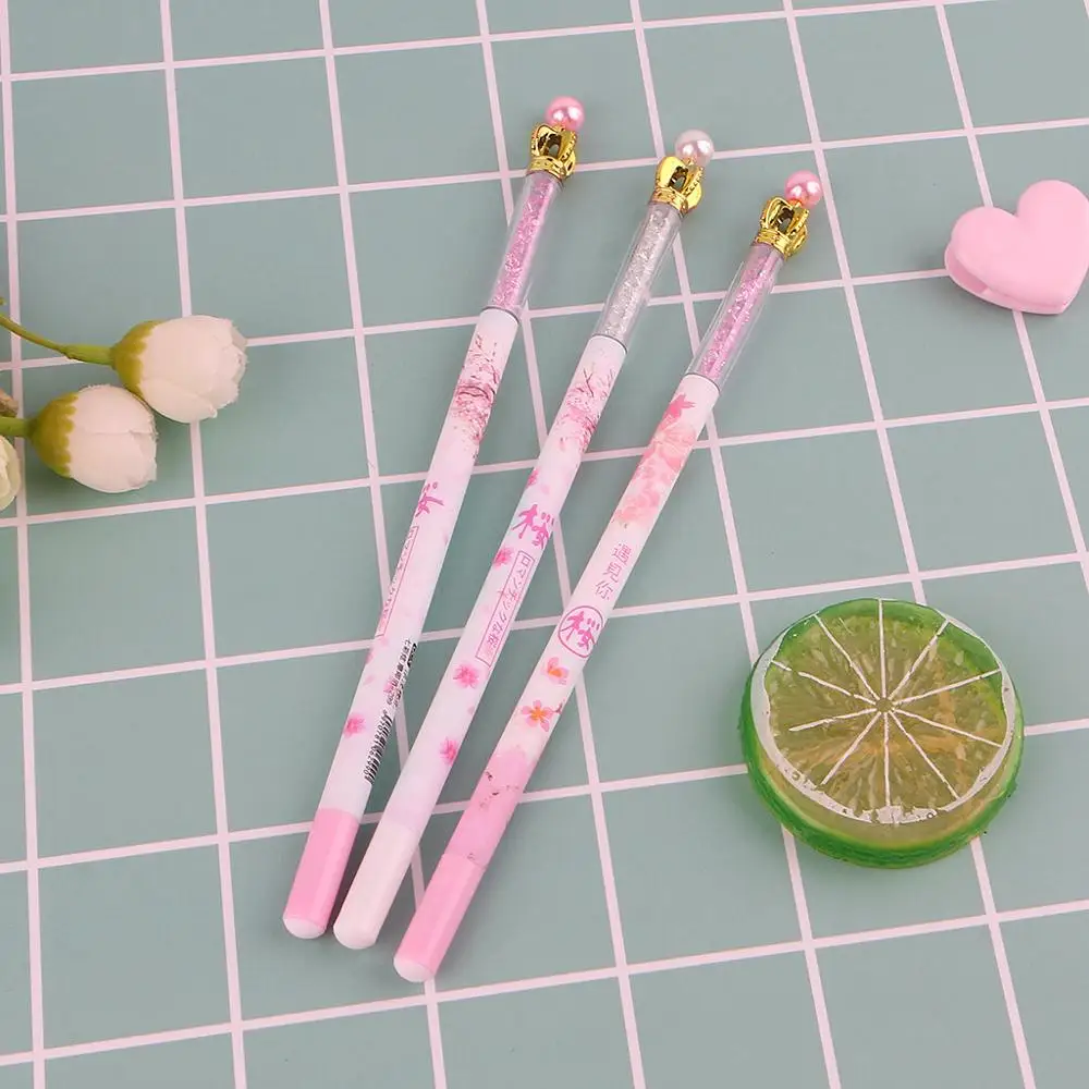 

3Pcs Cool Summer Crown Erasable Gel Pen Writing Signing Pen School Office Supply