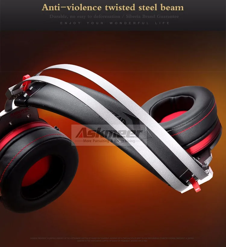 XIBERIA K5 Comfortable USB Over-Ear Pro Gaming Headset for PC with Surround Sound Flexible Microphone (6)