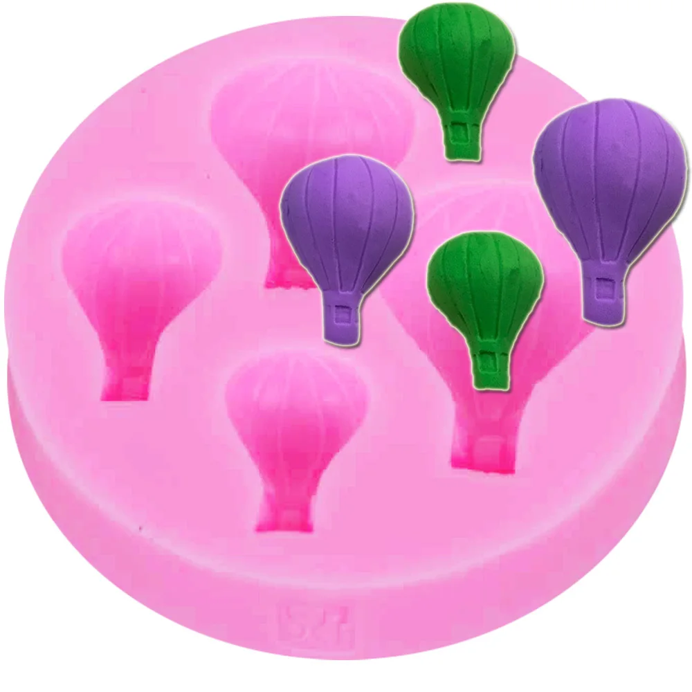 

M659 Hot NEW DIY Hot Air Balloon Silicone Fondant Mold Sugar Craft Cake Decorating Tools Gum Paste Fondant Chocolate Candy Mould