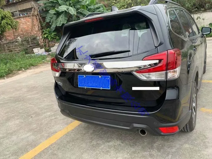 Для Subaru Forester SK декоративные аксессуары из нержавеющей стали отделка задней двери багажника крышка багажника