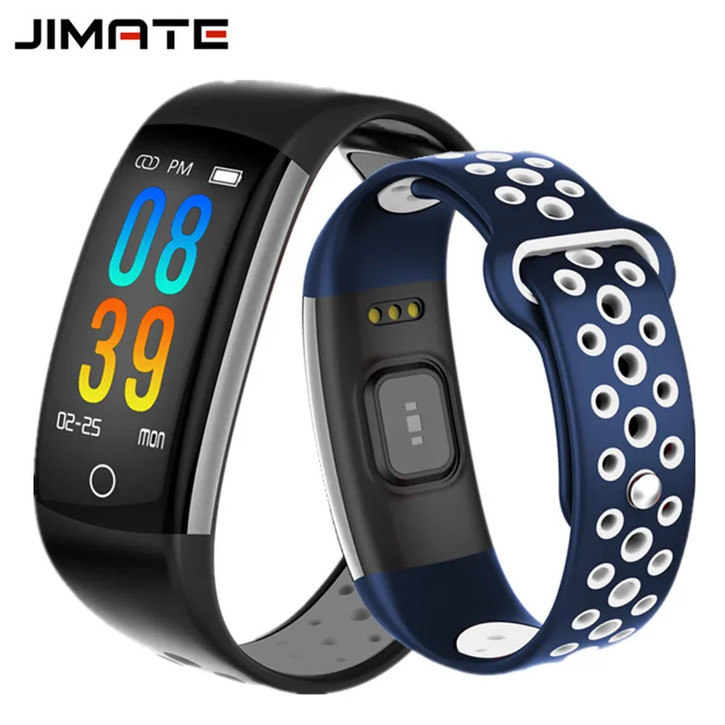 Color Screen Smart Band IP68 Waterproof Fitness Tracker HR Monitor Message Reminder Smart Bracelet Double Color Strap Wristband Color Screen Smart Band IP68 Waterproof Fitness Tracker HR Monitor Message Reminder Smart Bracelet Double Color Strap Wristband