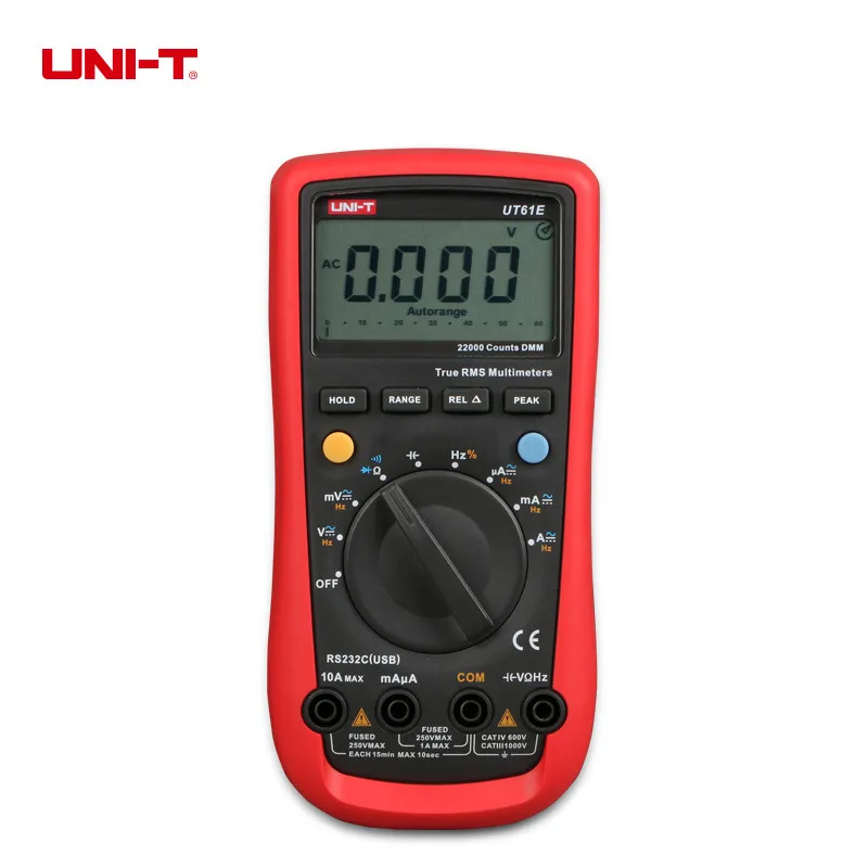 UNI T UT61E Modern Digital Multimeters Auto Range True RMS Voltage Current Resistance Capacitance Tester
