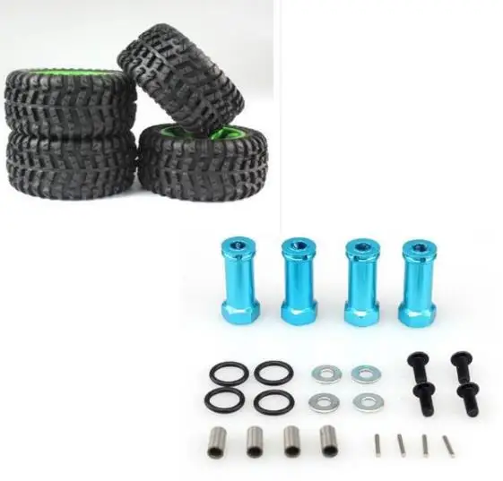 

Wltoys 12428 12423 Leap FY-03 1/12 RC Auto Parts Upgrade Green Big Tire Long Synthesizer 12mm