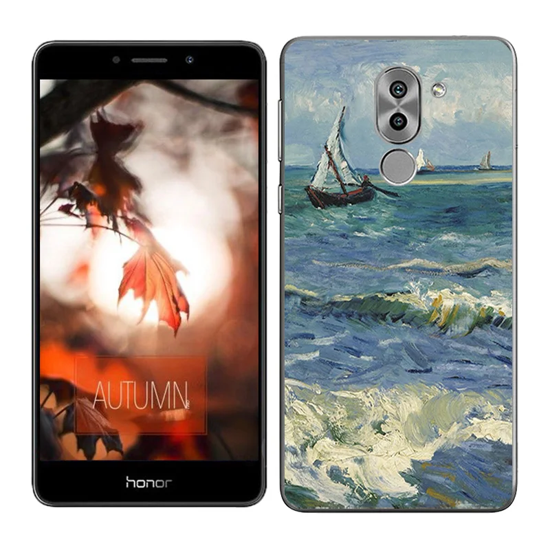 Чехол для телефона Huawei Honor 6X чехлы 5 дюймов задняя крышка с масляной краской GR5 2017