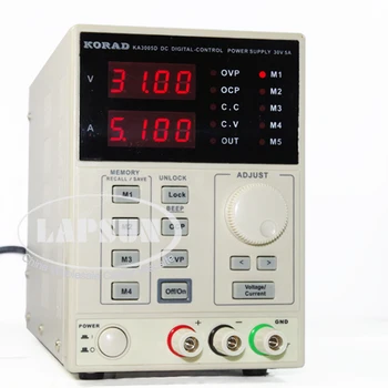 

KA3005D High Precision Adjustable Digital DC Power Supply 4Ps mA 30V 5A 110V-240V AC for Scientific Laboratory Mobile Repair