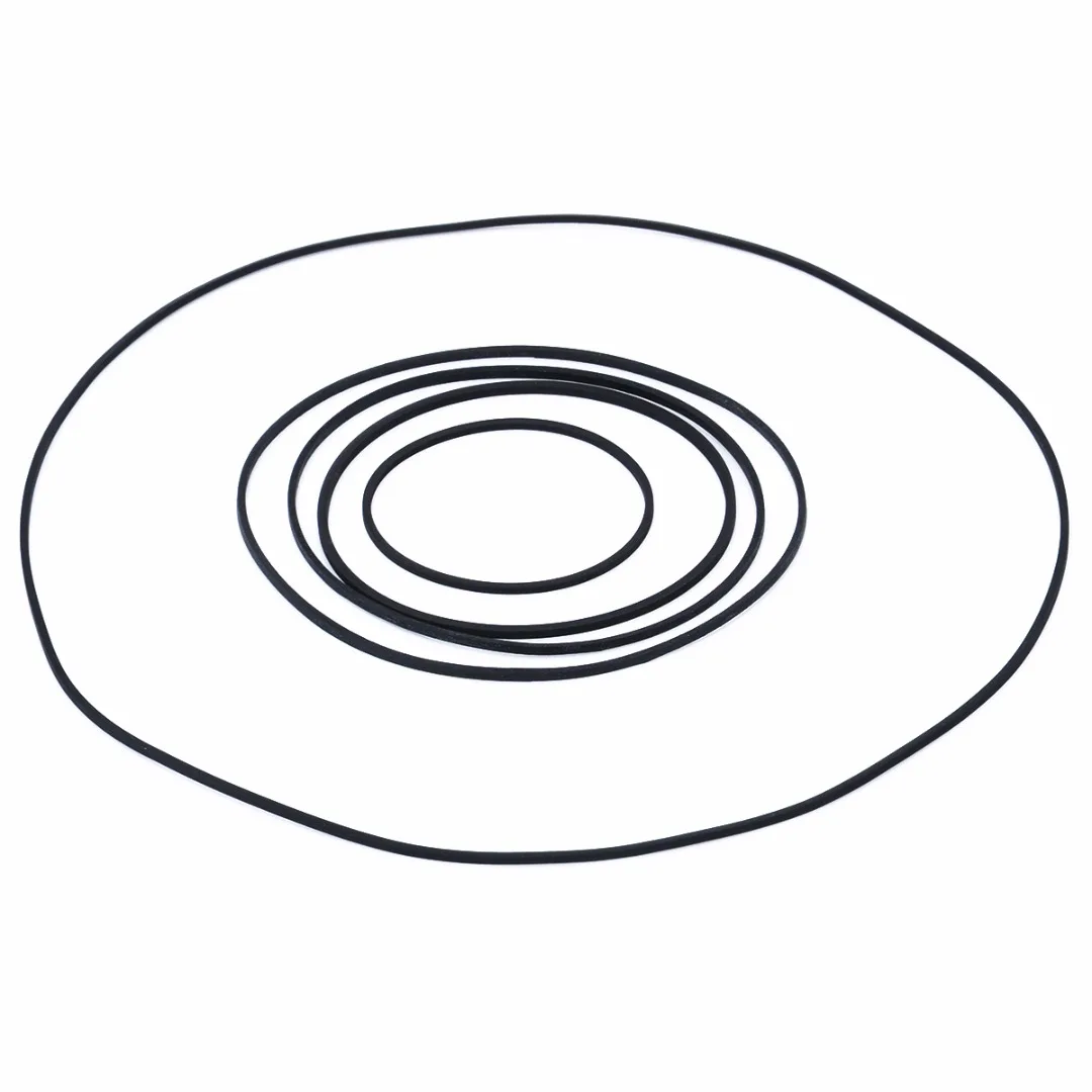 

30pcs/lot Small Fine Pulley Pully Belt Black Engine Drive Belts For DIY Toy Module Car Practical Power Transmission Parts Mayitr
