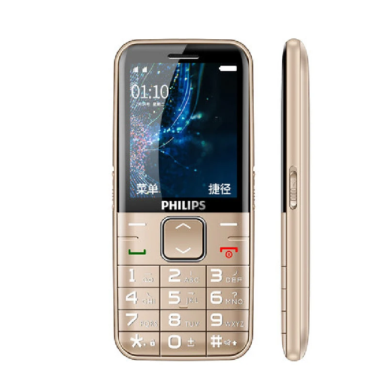 Оригинальный Philips E186A 2 4 дюймов GSM 2G 1450 мАч две sim карты большой аккумулятор
