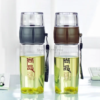 

Portable 400ML Water Bottle Tea and Water Separation Tea Bottle Mug Cup with Tea Infuser Travel Teapo Chinese kungfu Tea Set
