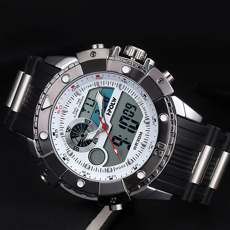 Mens LED Digital Quartz Man Wristwatch Male Clock Relogio Masculino