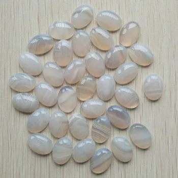 

2016 Fashion high quality natural white onyx Oval CAB CABOCHON beads for jewelry accessories13x18mm wholesale 50pcs/lot