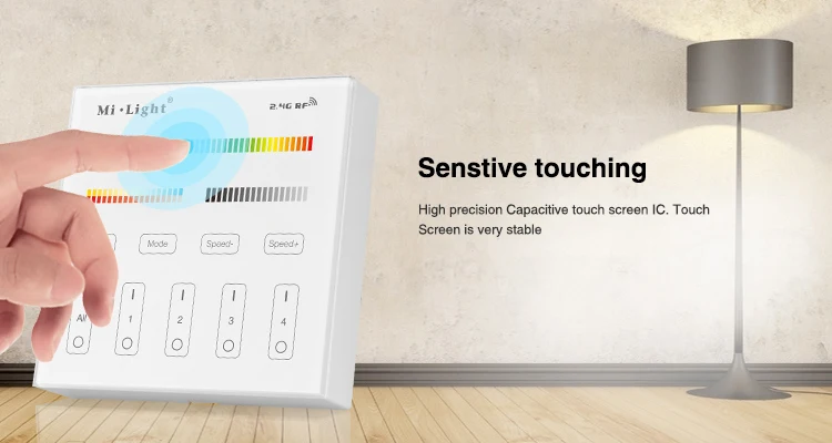 Milight B0 B1 B2 B3 B4 B8 4-Zone 8 Zone 2,4 GHz беспроводная wifi Сенсорная панель диммер/RGBW/RGB+ CCT светодиодный умный пульт дистанционного управления