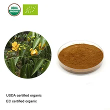 USDA и EC сертифицированный органический экстракт листьев сенны 20:1 Sennosides