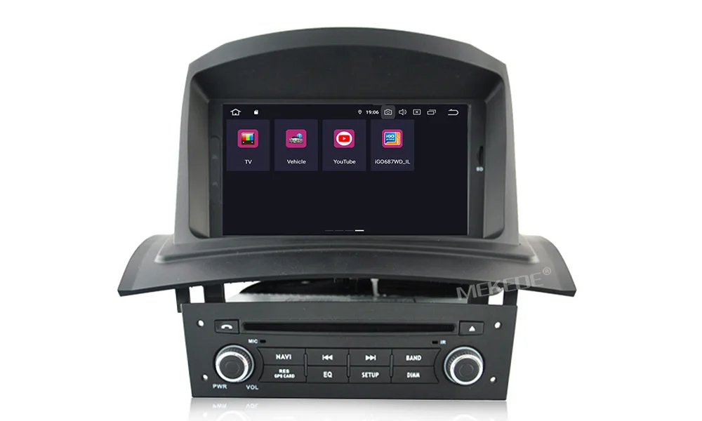 Perfect Android9.0 Fit  For Renault Megane 2 Fluence 2002-2008 GPS navigation head unit radio tape recorder car multimedia with DSP IPS 16
