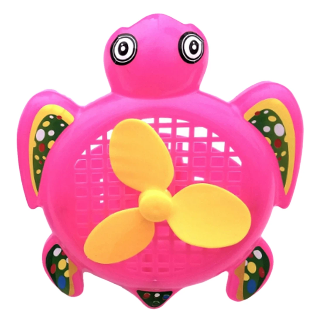 

Kids Children Little Turtle Plastic Basket Bags Pannier with Windmill for Scooter Bike - Pink