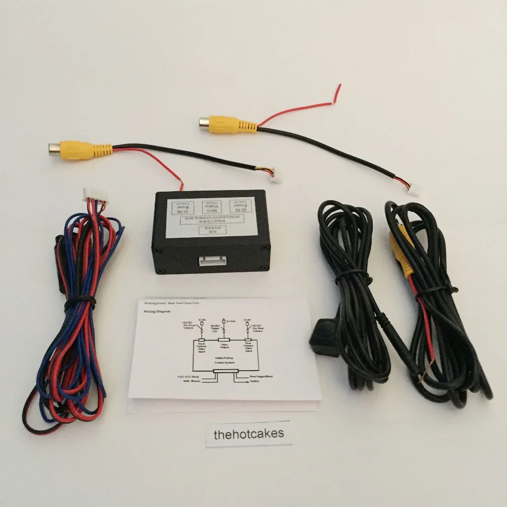 

thehotcakes CAR Cameras Front and Rear View camera Image Switch Control Box with View Parking Camera System Video Control