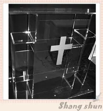 Large Luxury Acrylic Podium Pulpit Plexiglass Podiums Lectern Acrylic Church Podiums Perspex Lectern Acrylic Church Pulpit