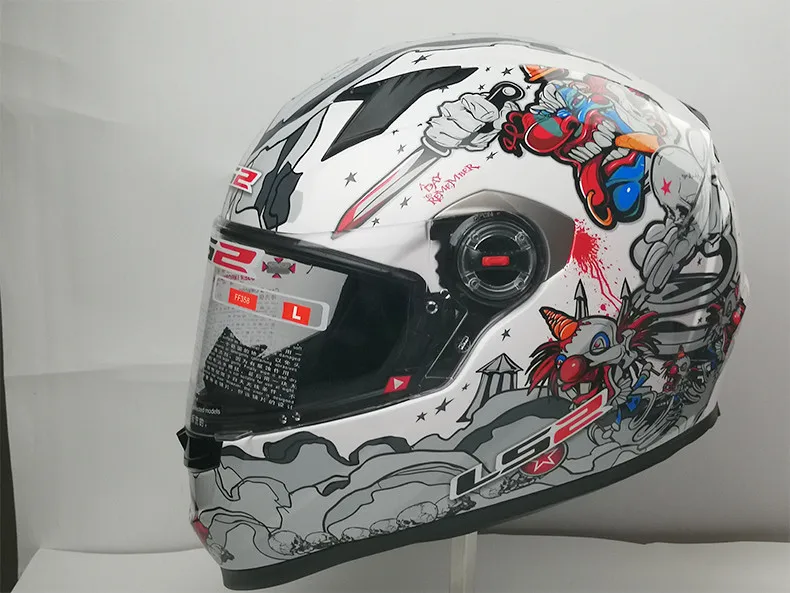 LS2 FF358 полный шлем rcycle moto casco Мужской Женский шлем Съемный и моющийся внутренний коврик capacete ls2