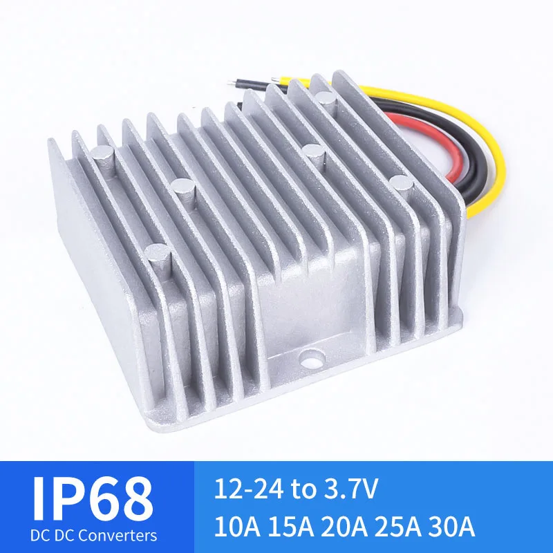 

12-24V TO 3.7V 10A 15A 20A 25A 30A DC DC Converter Waterproof Buck Converter Voltage Regulating Power Module CE Certification