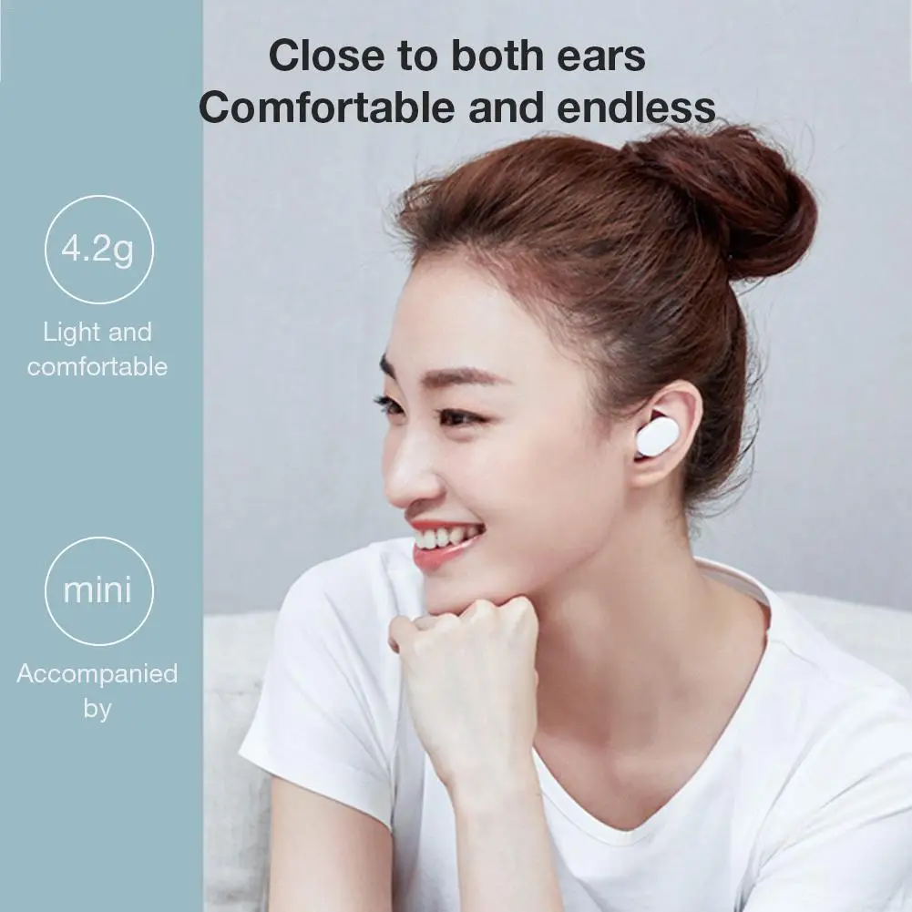 Универсальные bluetooth наушники для Xiaomi Airdots Youth Version Спортивная портативная