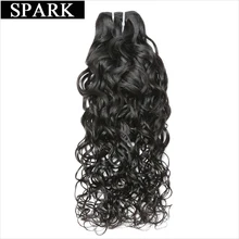 Indian Virgin Hair Water Wave 100% Unprocessed Human Hair Extensions 8″-32″ Spark Human Hair One Bundle Free Shipping No Tangle