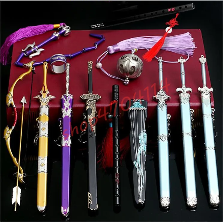 

Exquisite Alloy Weapon Models - Miniature diabolism Series twelve-piece Set, Crafts, Decorations, Collections of Exquisite Model