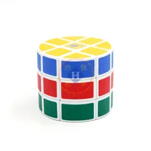 3x3x3 New Magic Cylinder Magic Cube Puzzle Scrub sticker Toy Cube kids gift toys 6.7CM*5.7CM