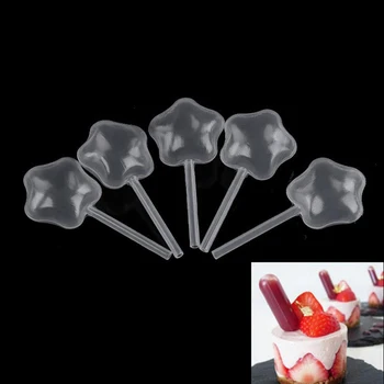 

50pcs/pack 4ml Star Jelly Milkshake Cake Droppers Disposable Injector Cream Pipettes