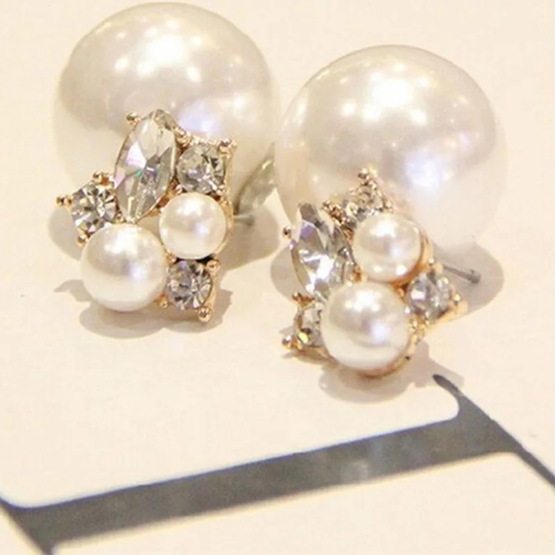 кристалл серьги с жемчугом. новая мода на серьги. серьги с жемчугом. серьги с крупным жемчугом. ювелирная фабрика де флер серьги золотое 22132а1.