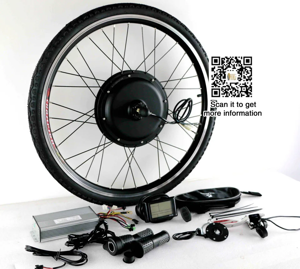 

48V-72V 3000w E-Bike Kit 90km/h max speed with 7speed freewheel