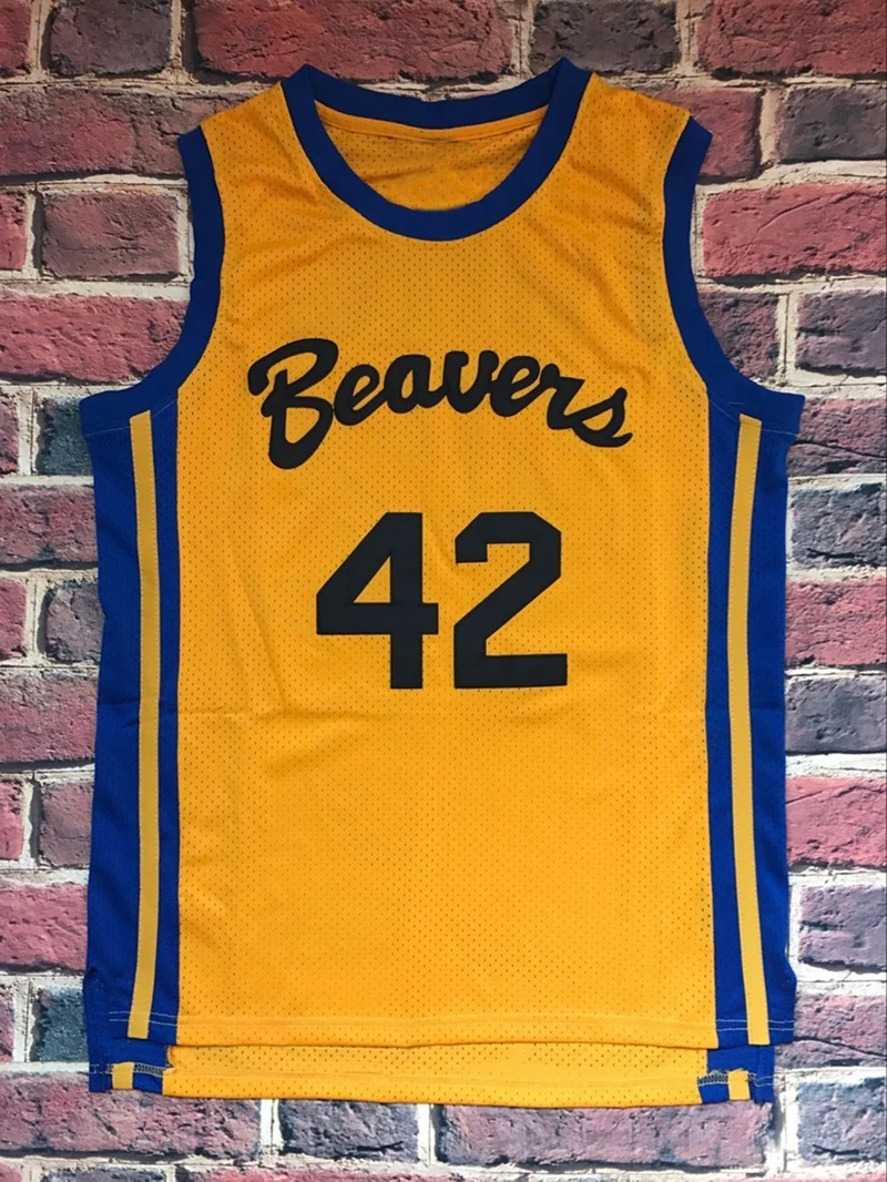 Prix pour HOWARD 42 BASKET-BALL JERSEY CASTORS TEEN WOLF FILM MICHAEL J FOX CHEMISE JAUNE TOUS PIQUÉ Prix pour HOWARD 42 BASKET-BALL JERSEY CASTORS TEEN WOLF FILM MICHAEL J FOX CHEMISE JAUNE TOUS PIQUÉ