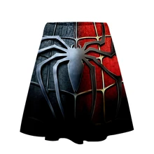 Супергерой Человек-паук Человек юбка для косплея Harajuku Повседневная Стиль поп юбки новые сексуальные Kpops Женская Повседневная Горячая Распродажа Мода