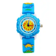 WL водонепроницаемые детские часы Дети Юрского динозавра 3D мультфильм силиконовые наручные часы бренд кварцевые модные повседневные часы Relogio