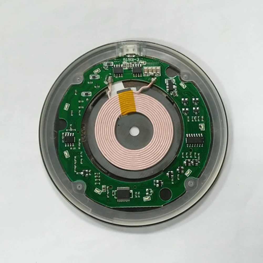 10W DIY Circuit Board+Coil Wireless Charger Fast Transmitter Over-temperature Ultra-thin Charging PCBA Qi Standard Mobile Phone