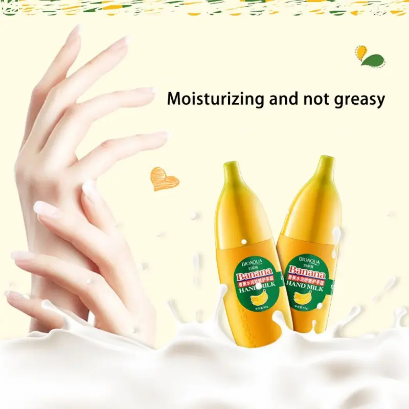 

Fruit Banana Hand Cream Anti-Aging Soft Hand Refreshing Whitening Moisturizing Hand Cream Suitable for any season Hand Care