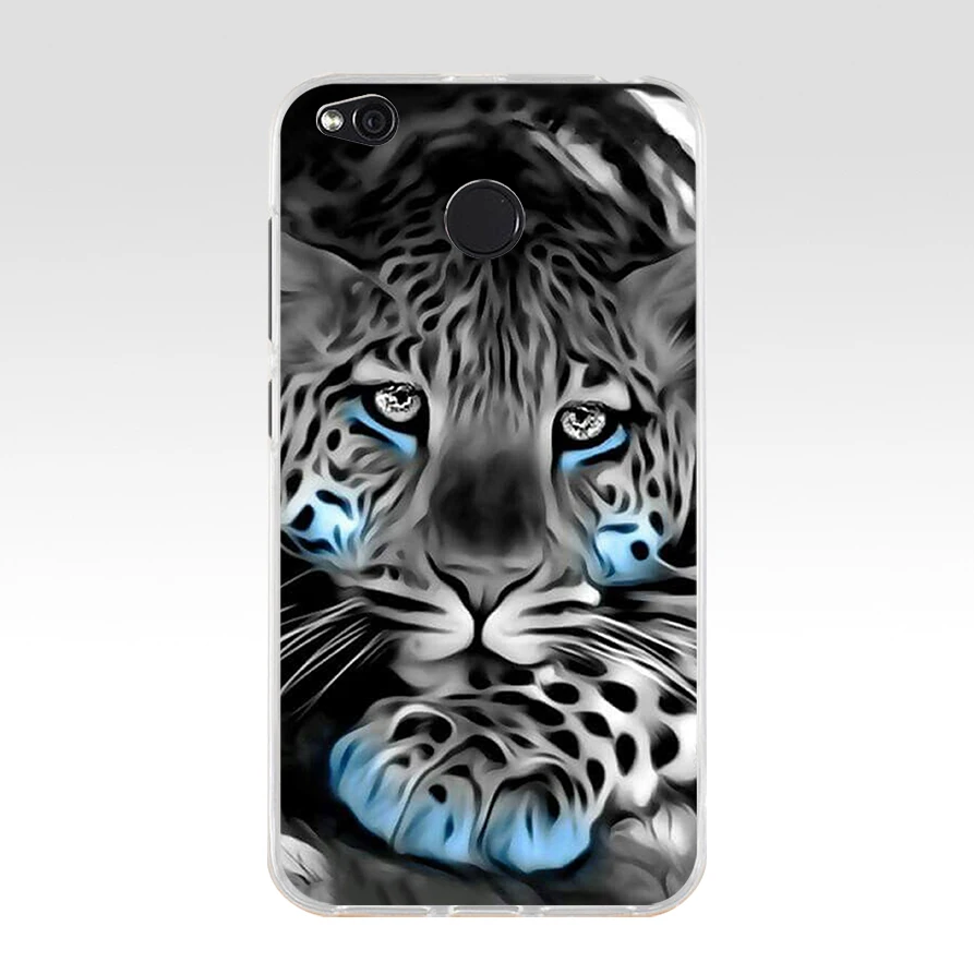 29 colorful Lion Tiger leopard Wolf TPU Soft Silicone Phone Case for Xiaomi Redmi 4X 4A 5A 6A 6 Note 5a pro mi a1 8 lite Cover