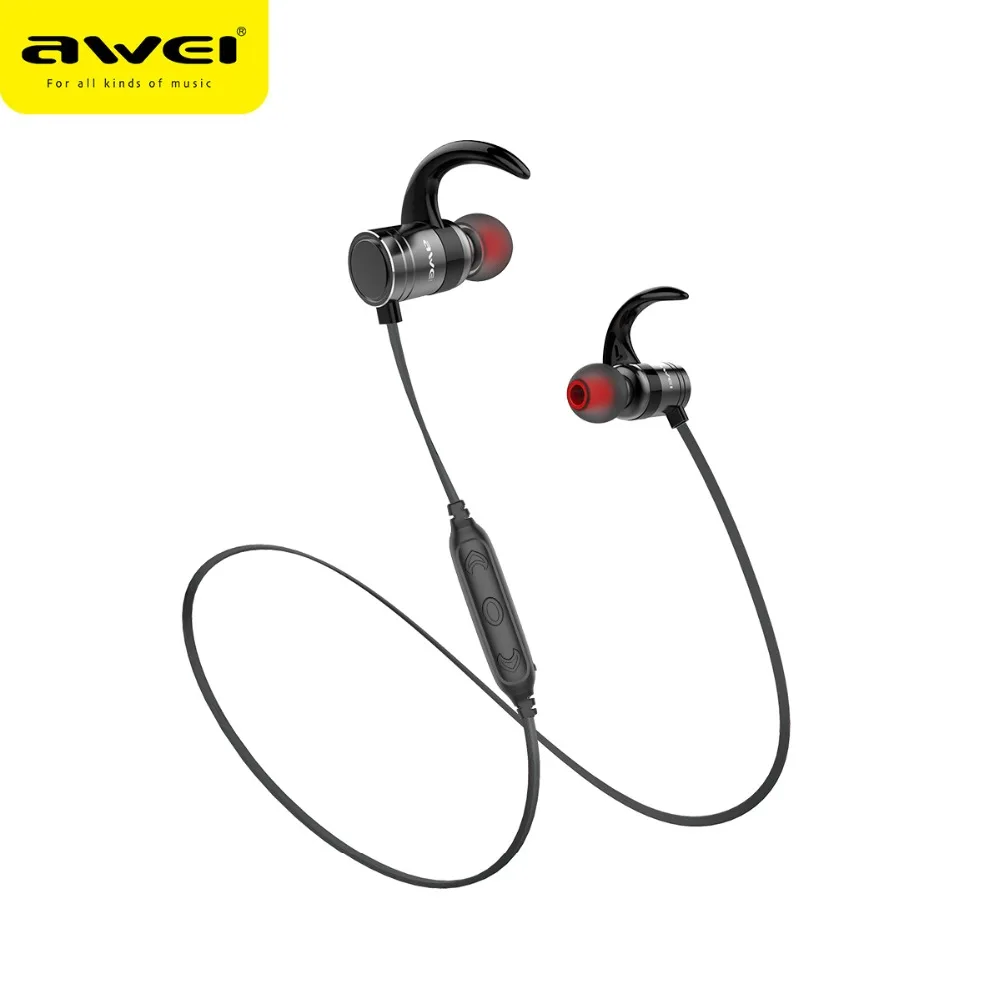 

AWEI AK7 wireless headphones IPX4Waterproof and sweatproof earphoneWith microphone V4.1 Bluetooth earphone CVC6.0Noise reduction