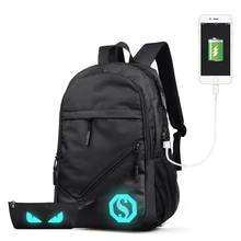 Mochila Masculina Mochila escolar Mochila Hombres Mujeres Con USB Escolar Mochilas Oxford Impermeable de Los Hombres Laptop Mochila de Moda 2017