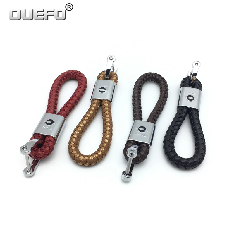 

Car styling Leather Car Key Ring Keychain Key Chain Auto Pendant Key Holder For Opel insignia zafira corsa astra Chaveiro