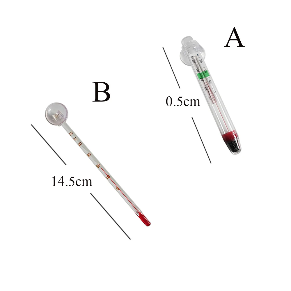 Аквариум стеклянный термометр для измерения температуры воды с хорошей функцией присоски отличные инструменты для аквариума