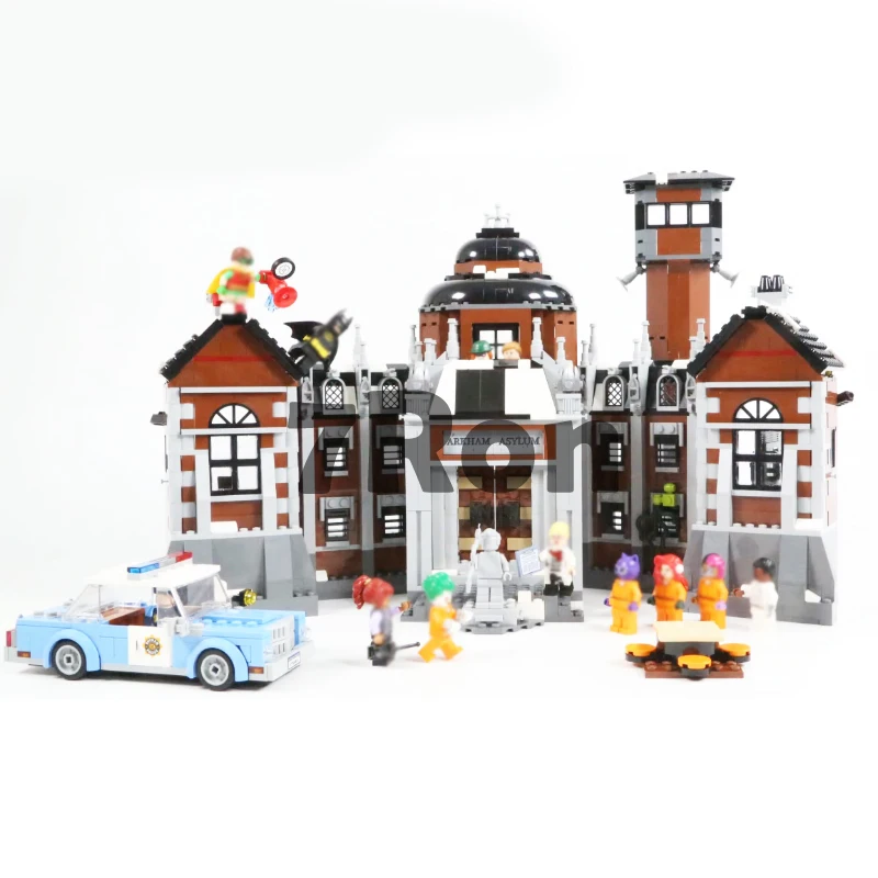 Model building toys hobbies 07055 Compatible With lego Batman Blocks 70912 Arkham Asylum Educational DIY Bricks Model building toys hobbies 07055 Compatible With lego Batman Blocks 70912 Arkham Asylum Educational DIY Bricks