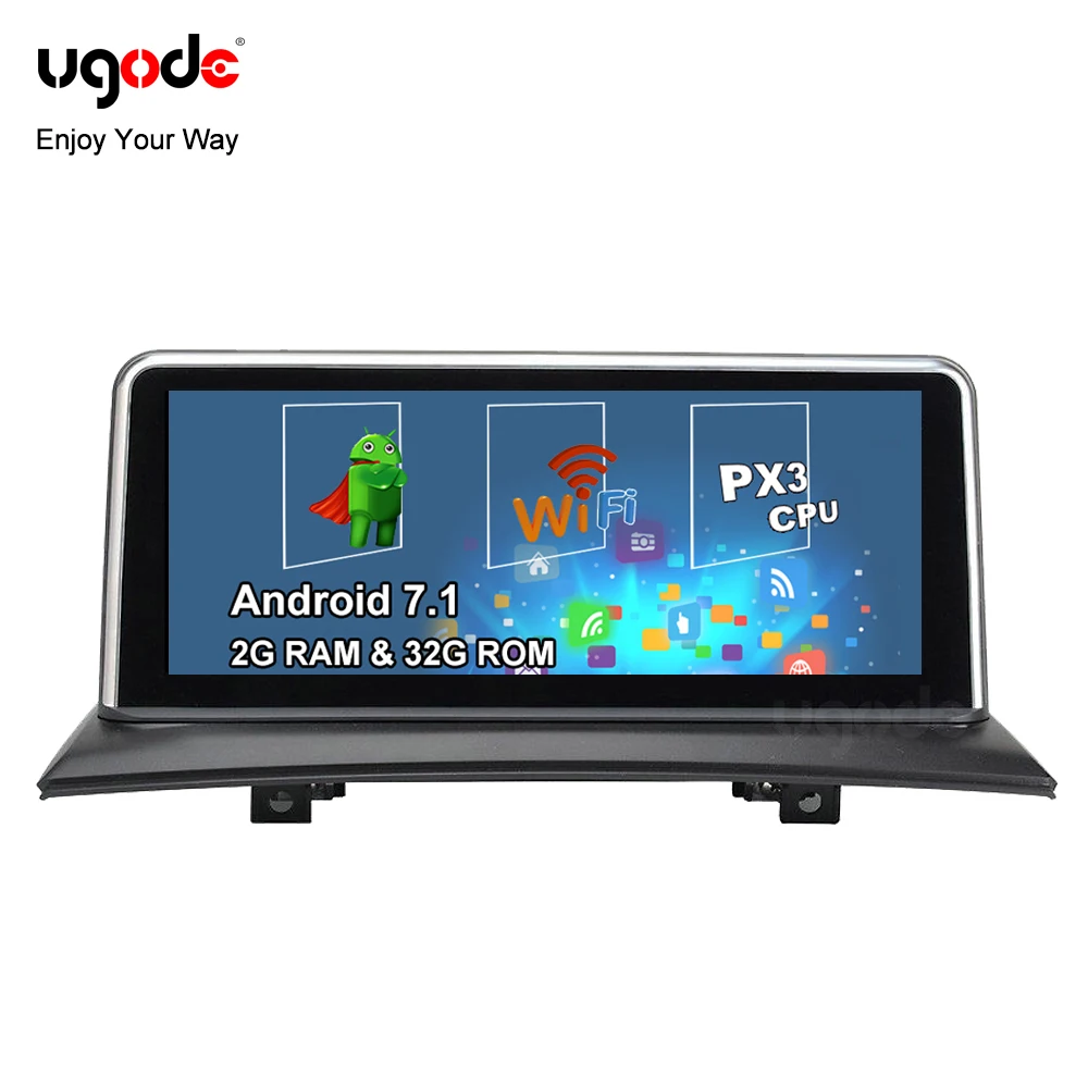 

Ugode Android 7.1 Car GPS Navigation Stereo system Player 10.25" IPS Screen for BMW X3 E83 old cars
